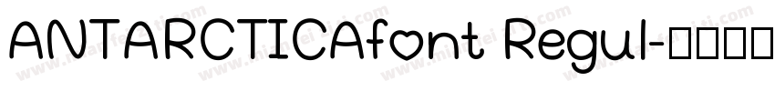 ANTARCTICAfont Regul字体转换